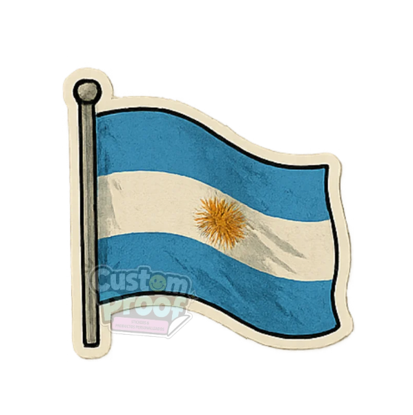 Sticker bandera argentina