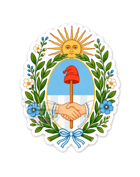 Sticker escudo argentino