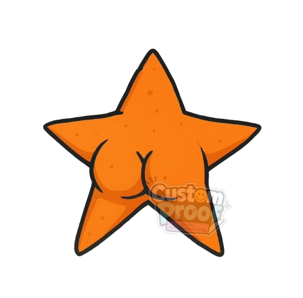 Sticker estrella culona