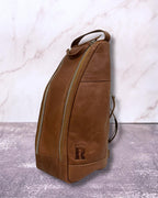 Bolso matero de cuero