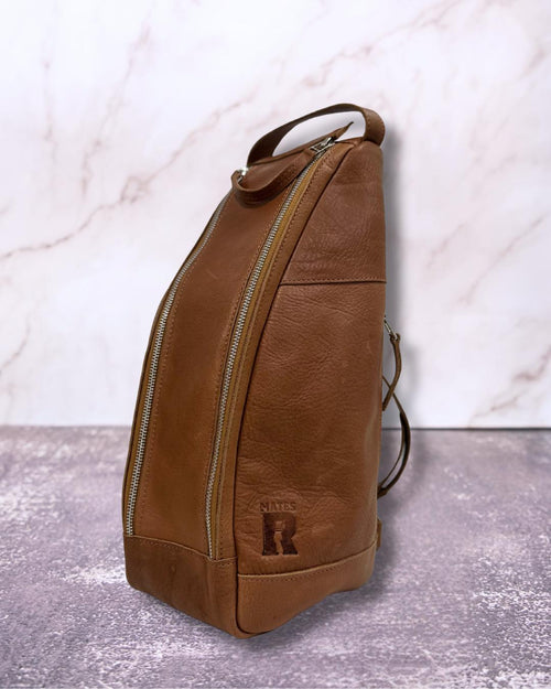 Bolso matero de cuero