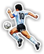 STICKERS MARADONA