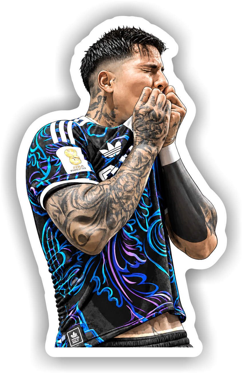 STICKERS ENZO FERNANDEZ ARGENTINA 2026