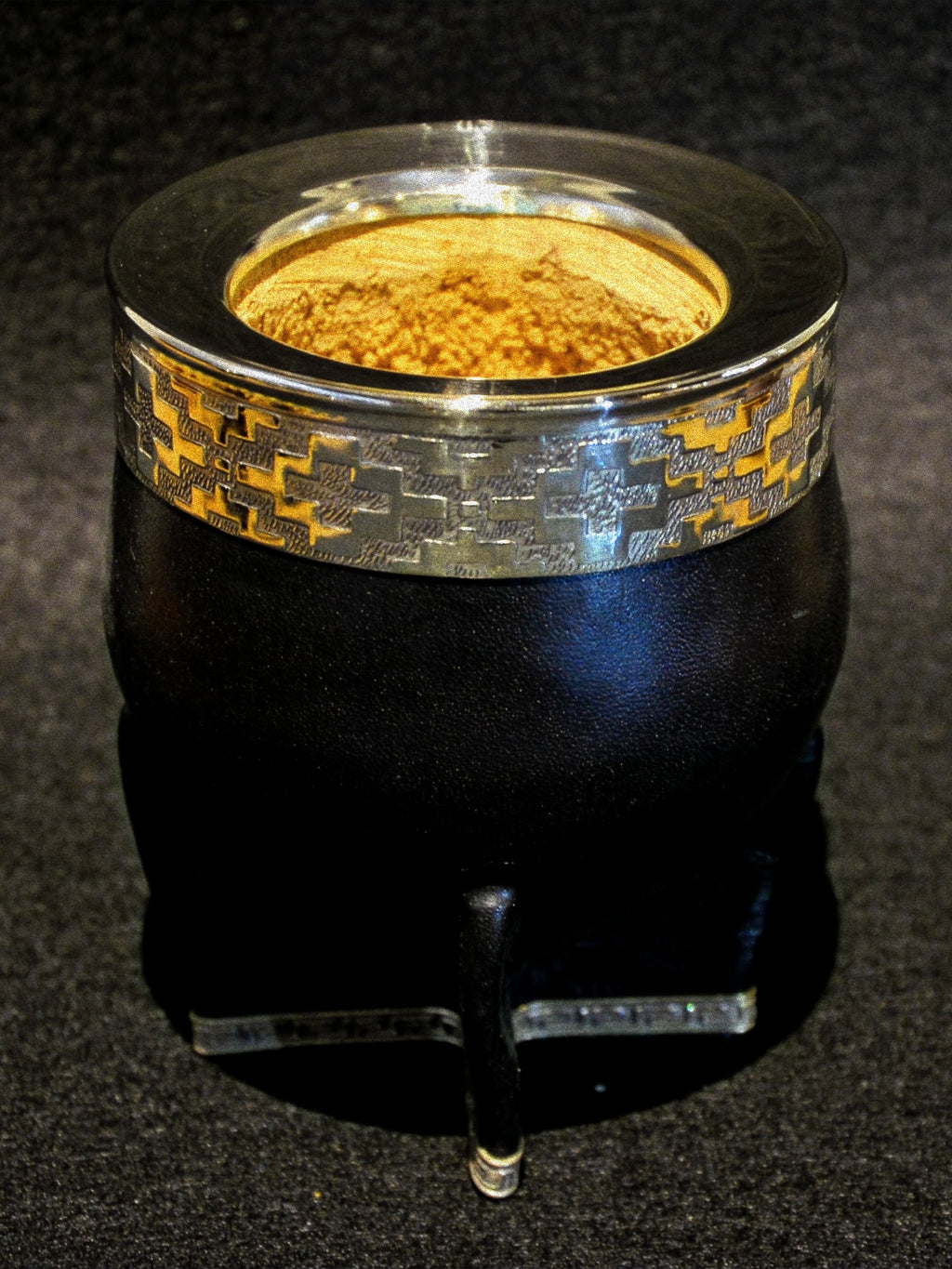 Imperial Liso con base de alpaca negro