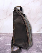 Bolso matero de cuero