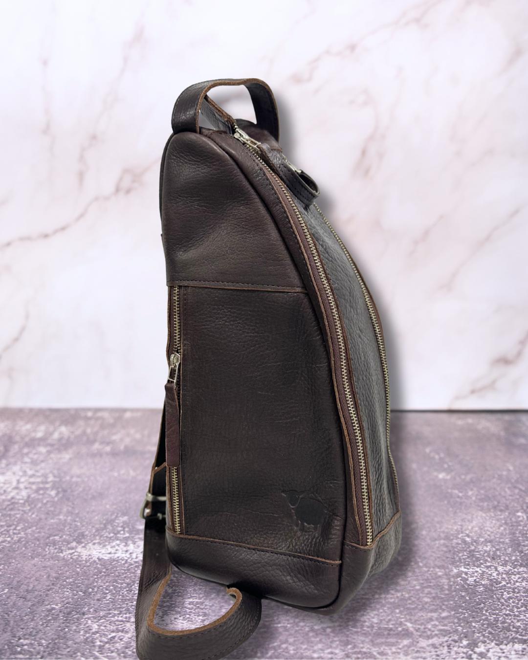 Bolso matero de cuero