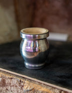 Mate de Madera Forrado en Aluminio