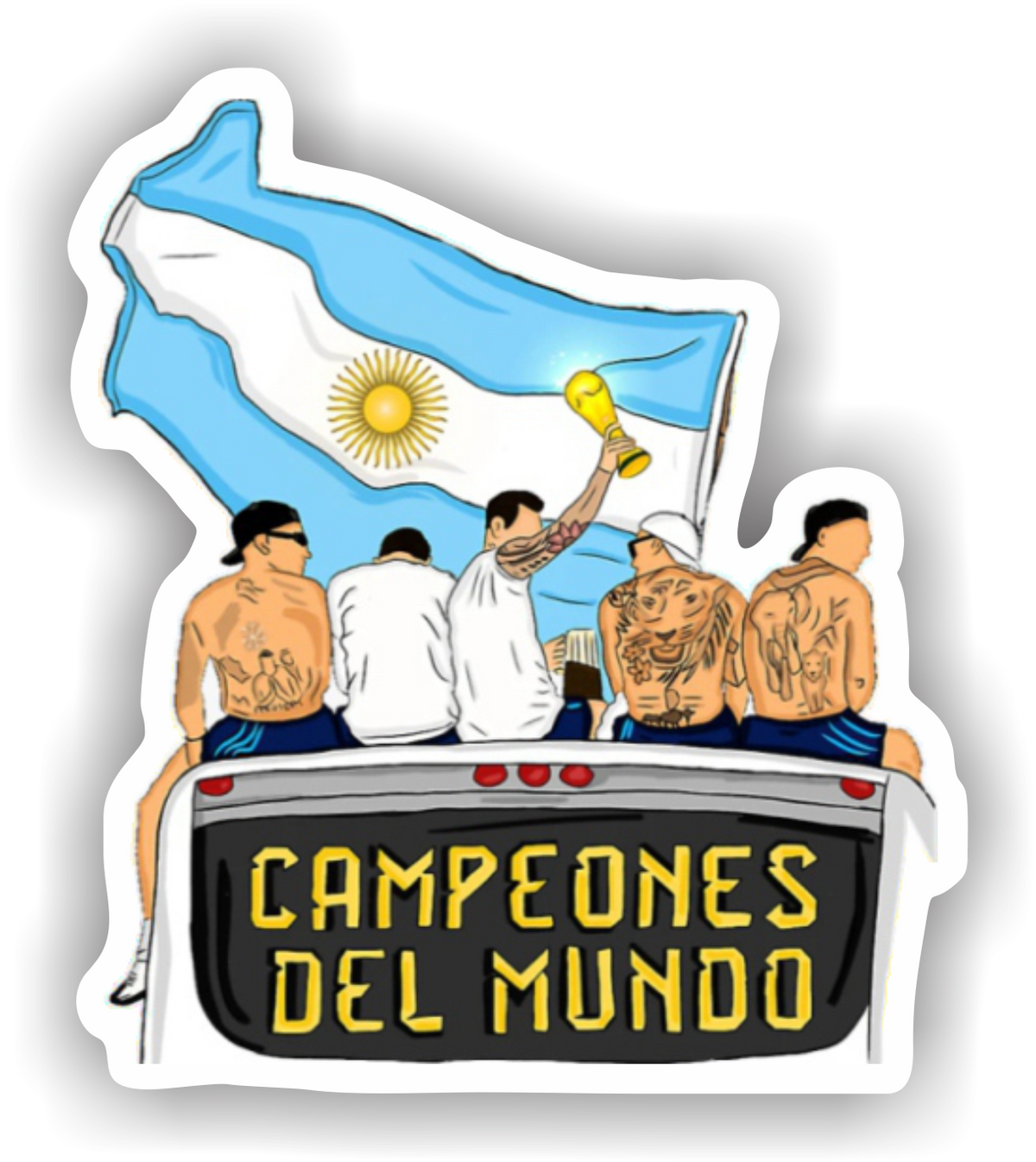 STICKERS SELECCION ARGENTINA