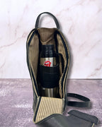 Bolso matero de cuero