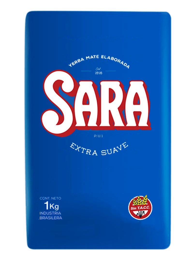 Yerba Mate Sara Extra Suave 1kg.