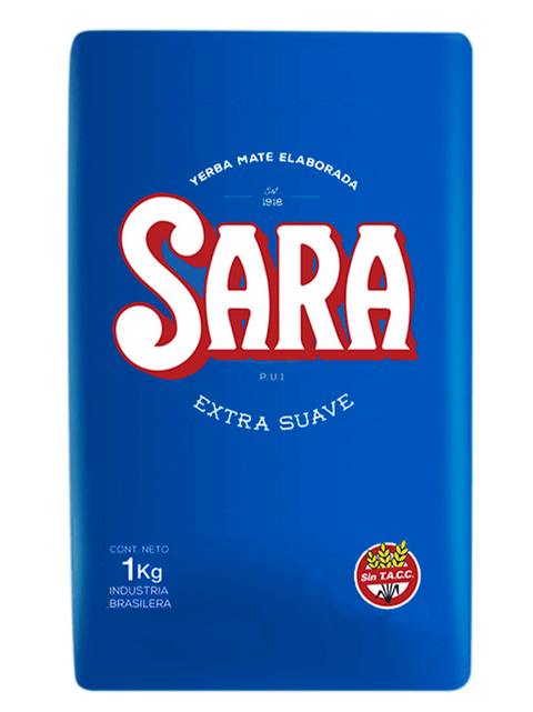 Yerba Mate Sara Extra Suave 1kg.
