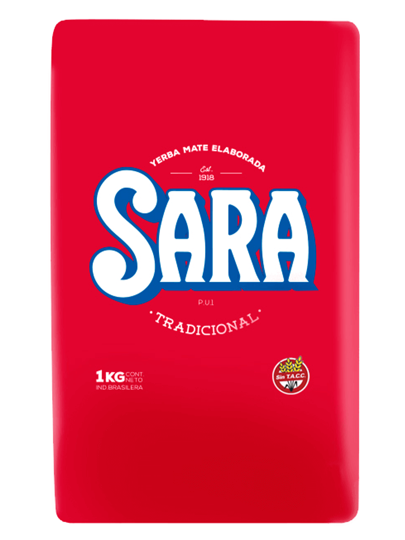 Yerba Mate Sara Tradicional 1kg.