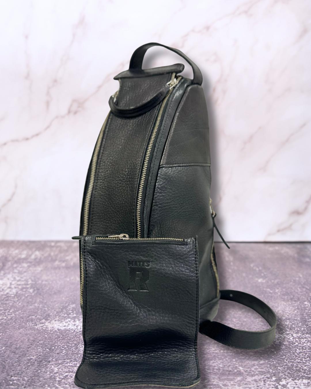 Bolso matero de cuero