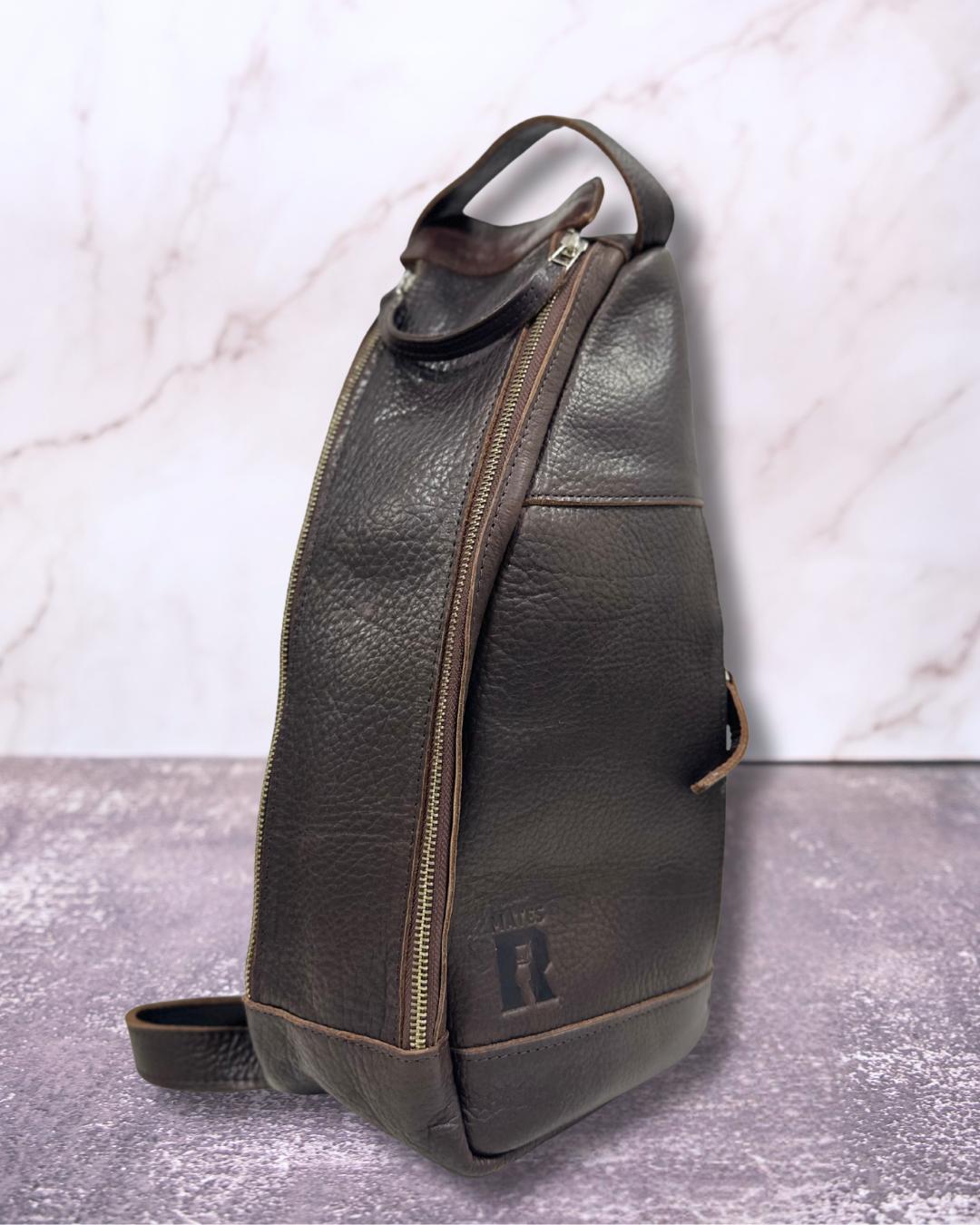 Bolso matero de cuero