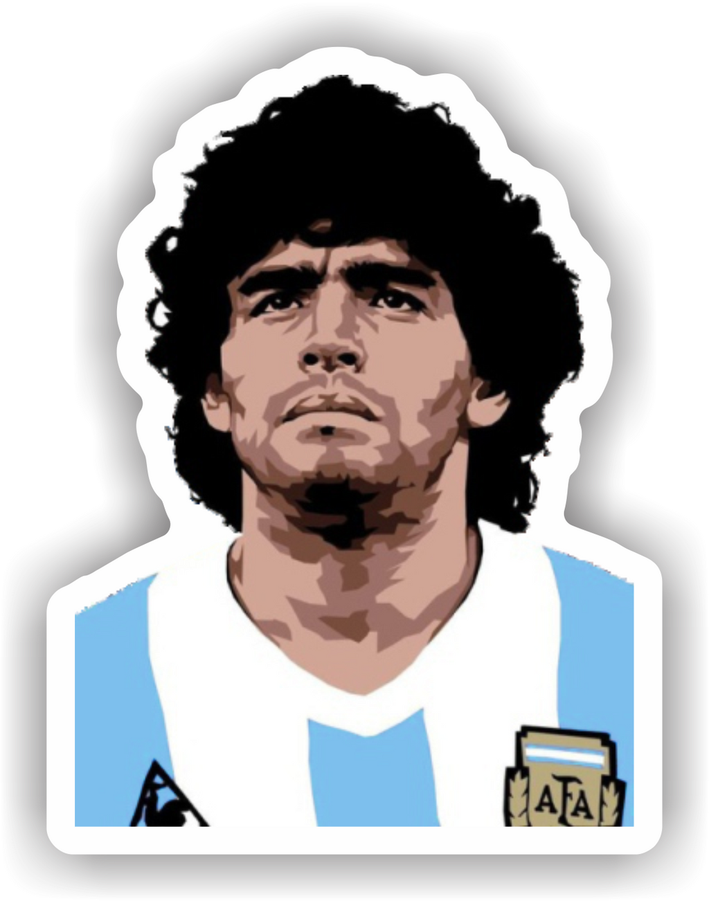 STICKERS MARADONA