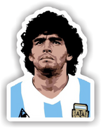 STICKERS MARADONA