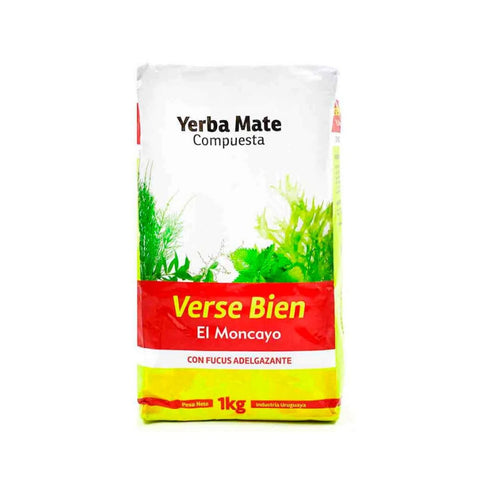 Yerba Mate "VERSE BIEN" El Moncayo 1kg.